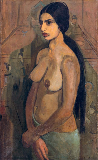 Amrita Sher-Gil's piece, Self-Portrait as a Tahitian.